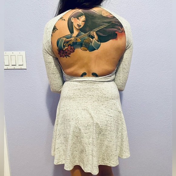 Darling turtleneck dress with open back - Picture 5 of 7